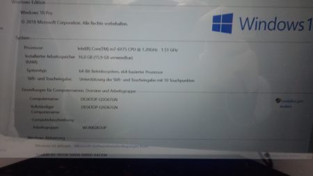 Lenovo ThinkPad X1 Tablet - M7-6Y75 256GB 16GB 12" FHD+ Demogerät – Bild 3