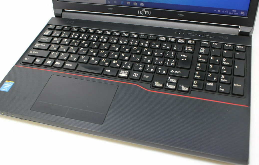 低価豊富な FUJITSU テンキーあり 無線LAN Windows10 64bitWPS Office 15.6インチ 中古 中古パソコン