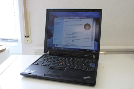 IBM ThinkPad R60 Core Duo T2300 1,67Ghz 2GB RAM 160GB HDD Win7