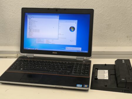 Windows 7 Gamer Dell Latitude E6520 i5 500GB HDD 4GB 15,6" Docking