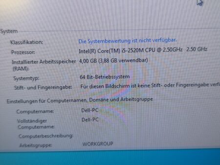 Windows 7 Gamer Dell Latitude E6520 i5 500GB HDD 4GB 15,6" Docking – Bild 4