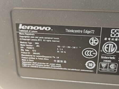 Lenovo ThinkCentre Edge72 / i5-3470S 2.90 GHz / 8GB / 120GB SSD / Win10P – Bild 4