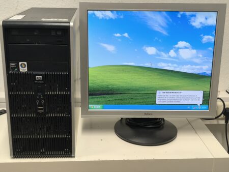 HP dc5850 Windows XP Pro PC AMD Athlonx X2 Dual RS-232 LPT