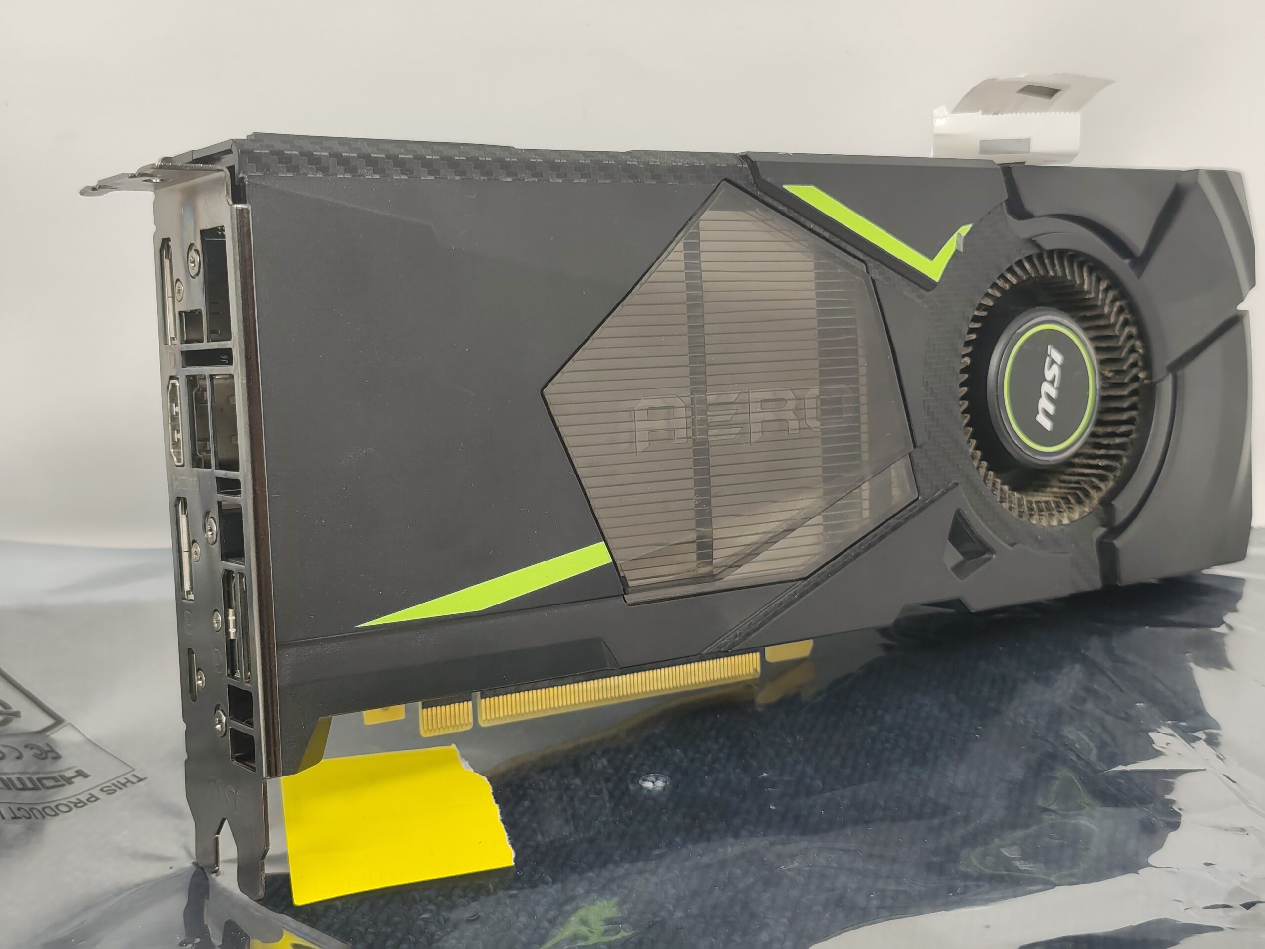 MSI GeForce RTX 2080 Aero 8G 8 GB GDDR6 HDMI, 3x DP, USB-C PCI-E