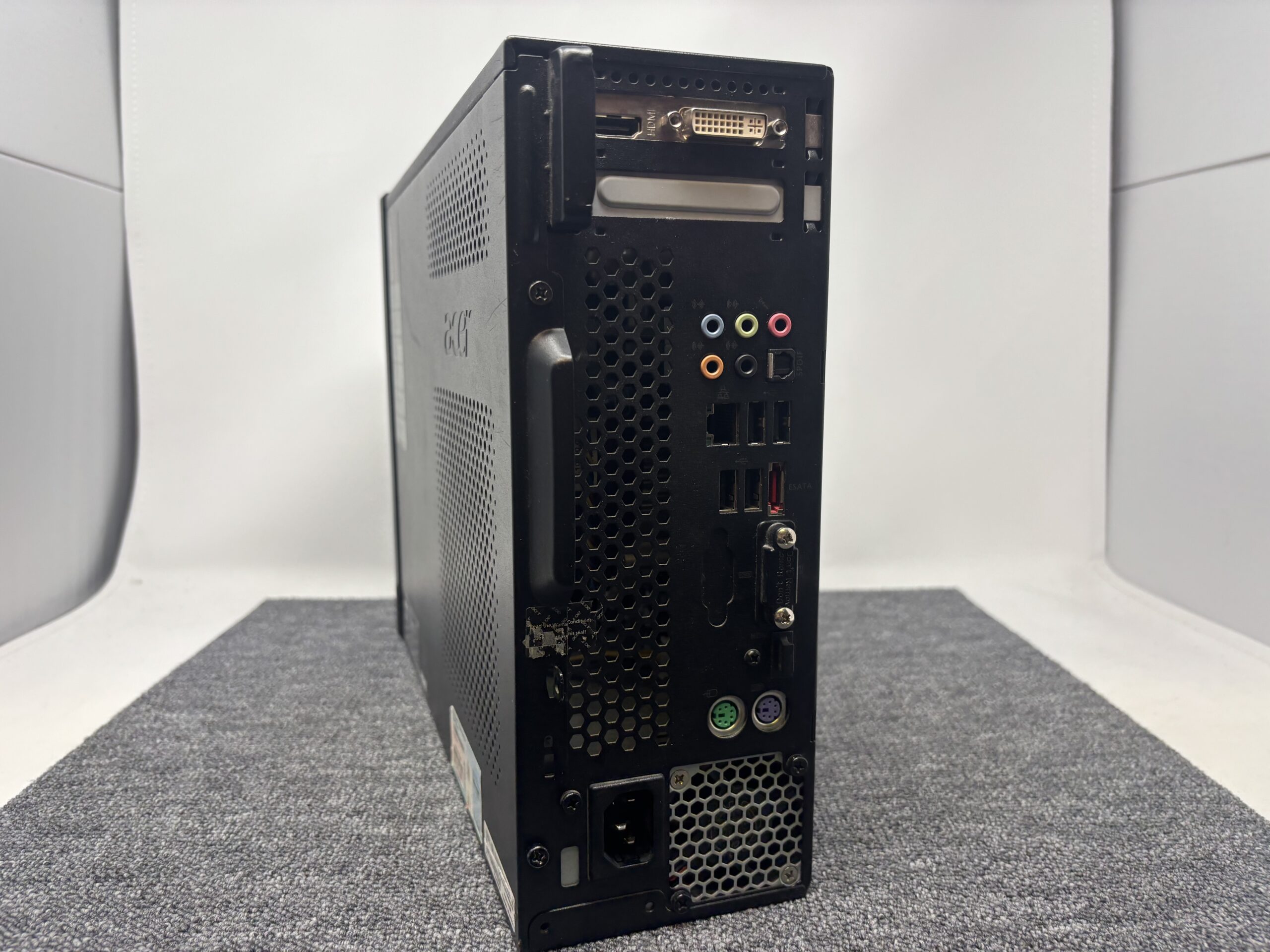 Acer Aspire AX3900 PC Windows 7 Core i3 4GB 250GB HDD DVD SFF Small Form – Bild 2