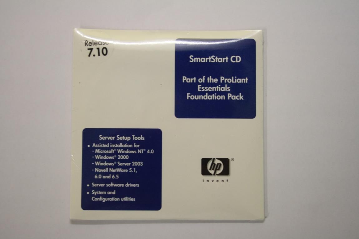 HP SmartStart CD Release 7.10 Server Setup Tools Software and Drivers *neu*