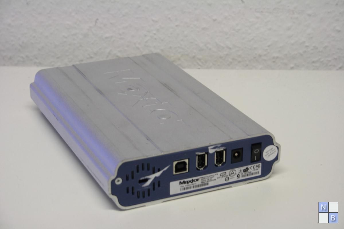 Maxtor OneTouch 250GB USB2.0 & FireWire 400 – Bild 3