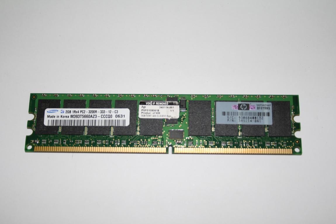 SAMSUNG 2 GB M393T5660AZ3-CCCQ0 2GB DDR2 400 ECC REGISTERED